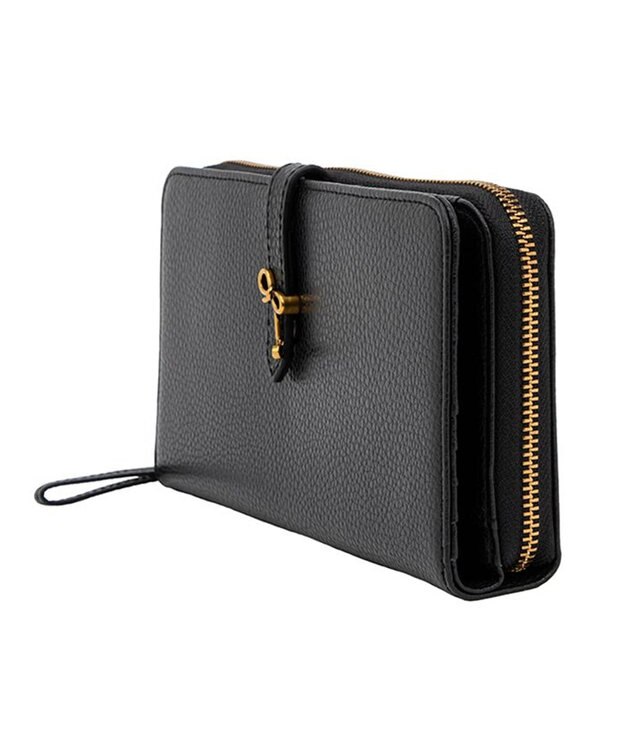 LANVIN en Bleu リュバン ラウンド長財布 ブラック