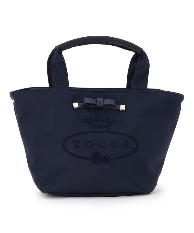 TOCCA CARVED LOGO POCHETTE ナイロンバッグ ネイビー系
