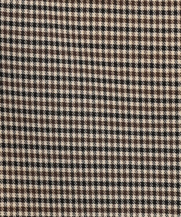 ANY L 【手洗い可/ウエストゴム/裏起毛】チェックボンディングタイトスカート ガンクラブ