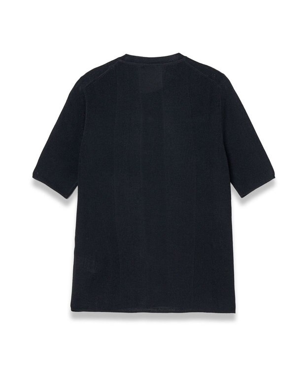 JOSEPH クリスピーレーヨン　ショートスリーブニット Navy