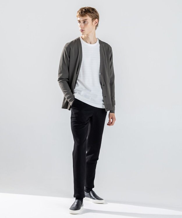 JOSEPH HOMME 【ストレッチ】リュクスレーヨン　カーディガン ダークグリーン系