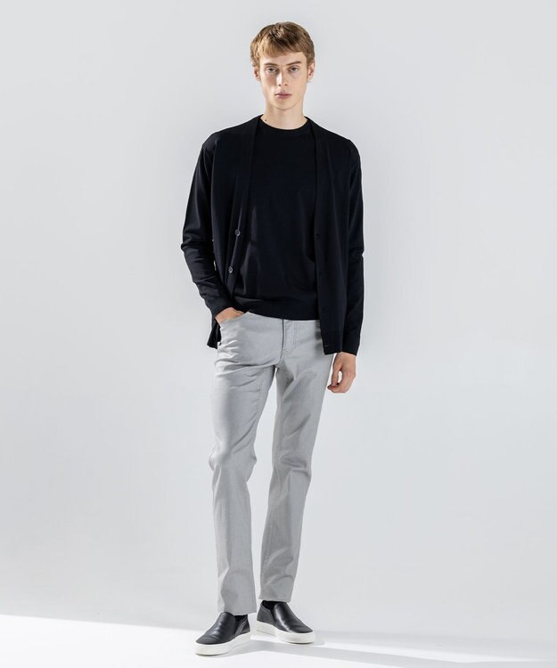 JOSEPH HOMME 【ストレッチ】リュクスレーヨン　カーディガン ブラック系
