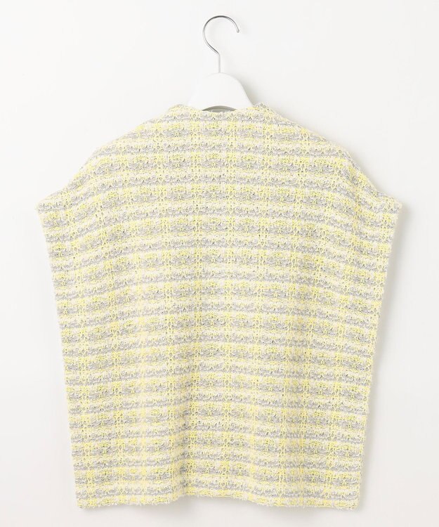 自由区 【Precious 5月号掲載】【カトリエムブーケ】Couleur tweed ツイードジレ チャコール系