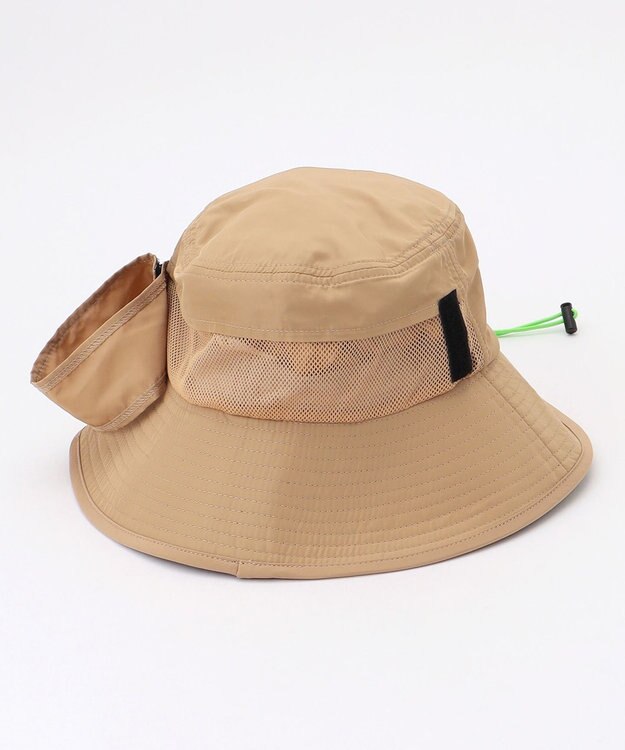 PW CIRCULUS 【手洗い洗濯可 / 小さくたためる】【UNISEX】NEW！ポケッタブルバケットハット  ゴルフ ベージュ系