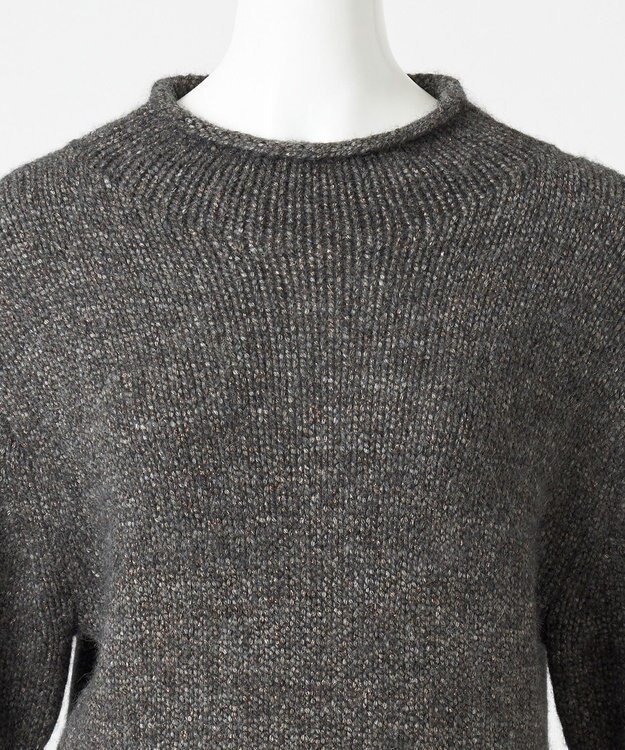 23区 S 【エステータ】ラメニット プルオーバー チャコールグレー系