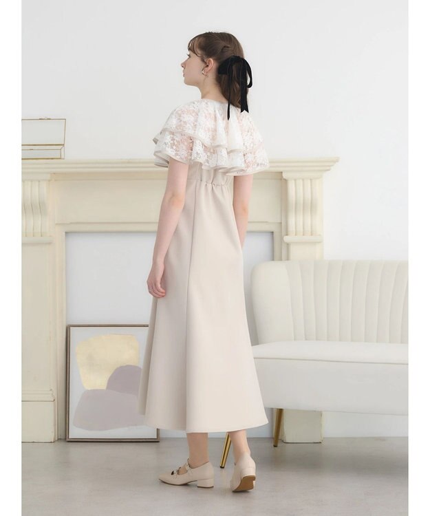 earth music&ecology ＳＥＴ２点レースボレロ＋キャミワンピース Beige