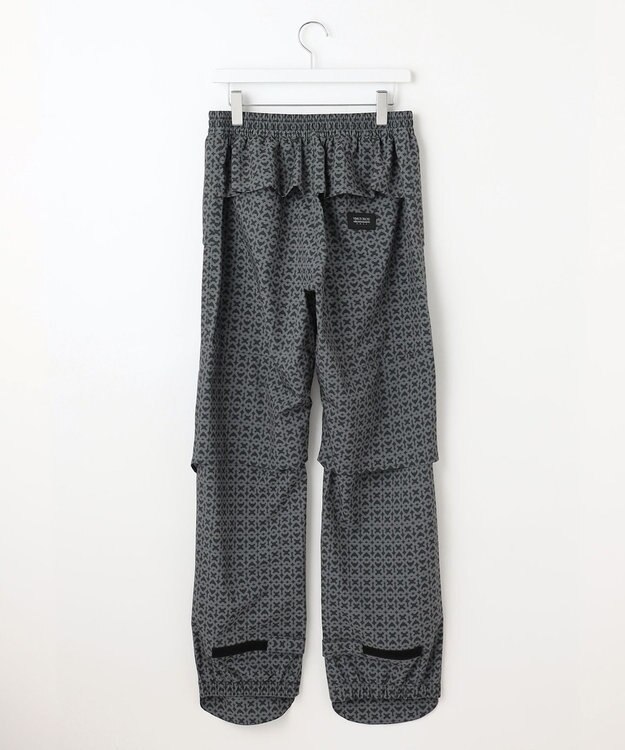 23区GOLF 【MEN】モノグラム レインパンツ  2WAYストレッチ 透湿防水 防風 撥水 ポケッタブル ブラック系5