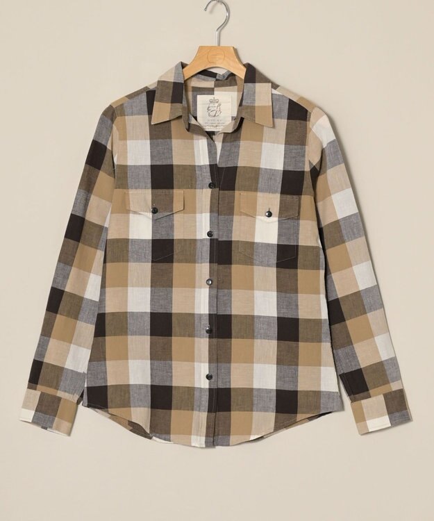 ONWARD Reuse Park 【自由区】ブラウス春夏 ブラウン