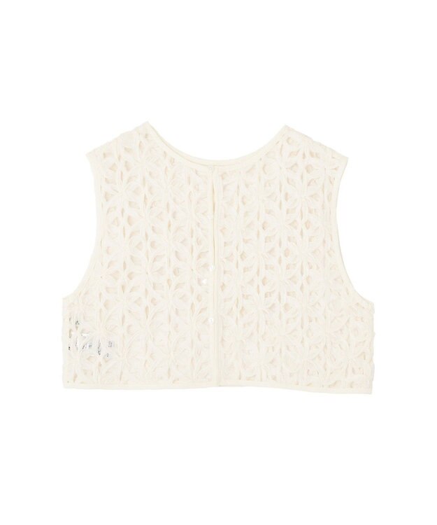 earth music&ecology コードレースベスト Off White