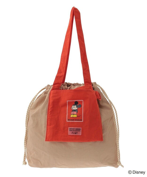 Green Parks Ｍｉｃｋｅｙ　ｆｒｉｅｎｄ　／　ポケッタブルトート Beige