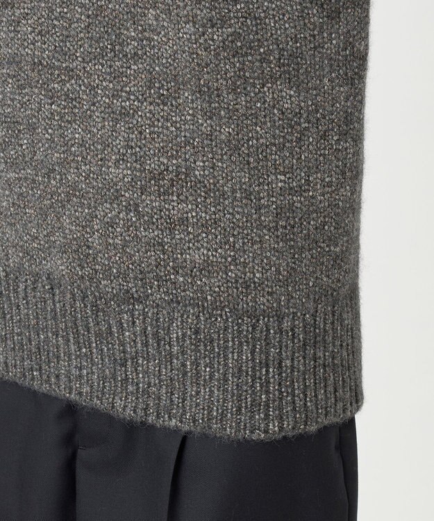 23区 S 【エステータ】ラメニット プルオーバー チャコールグレー系