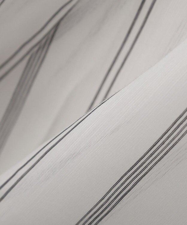 Green Parks フレアラインスキッパーブラウス Stripe