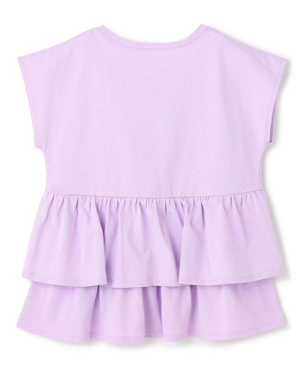 UNFILO 【110-150cm】アソート デザインTシャツ パープル[ティアード]