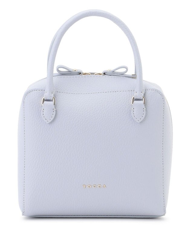TOCCA ECLAT CARRE LEATHERBAG レザーバッグ ブルー系