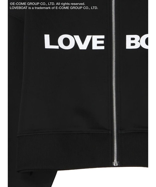 Green Parks ■別注　ＬＯＶＥ　ＢＯＡＴ　ショートトラックジャケット Black