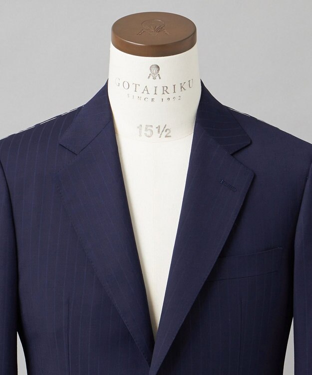 GOTAIRIKU 【Ermenegildo Zegna】TRAVELLER　スーツ（ネイビーストライプ） ネイビー系1