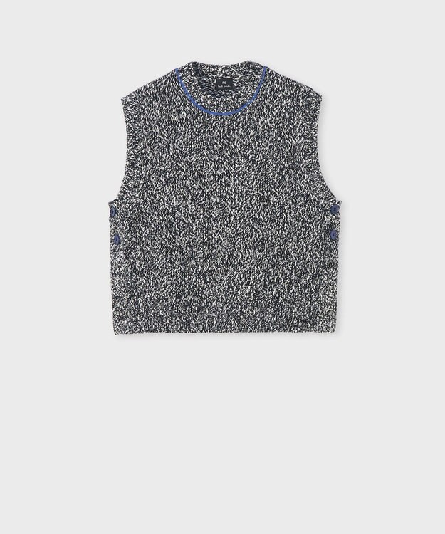 Paul Smith ブークレヤーン ニット ベスト ブラック