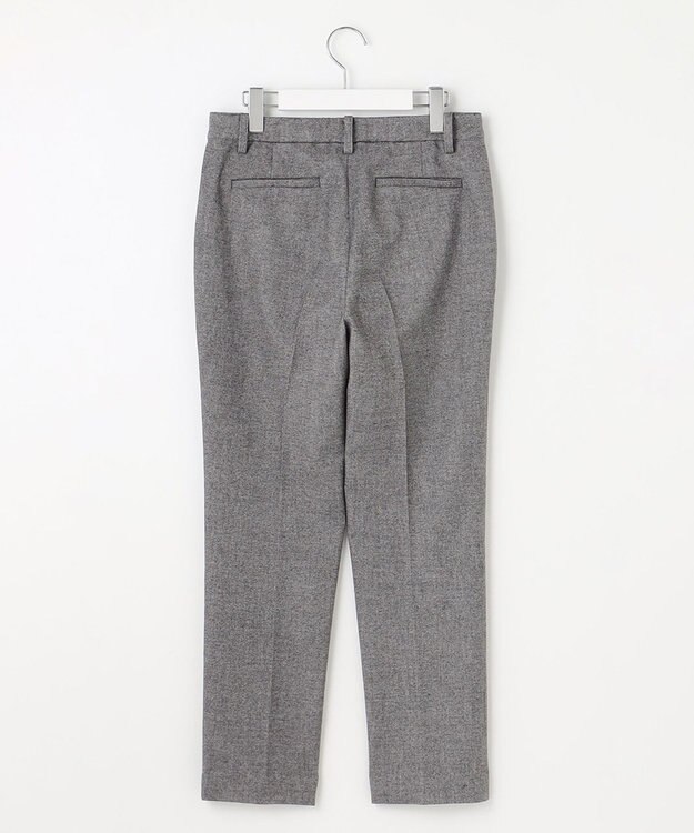 J.PRESS LADIES S 【洗える】チェルビック テーパード パンツ グレー系