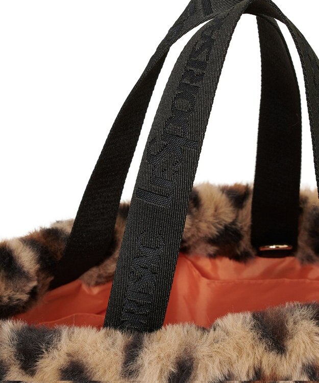 LeSportsac FUR DRAWSTRING TOTE/レオパードフラッフィーファー レオパードフラッフィーファー