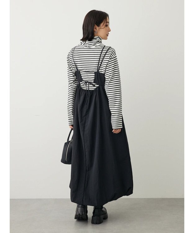 Green Parks ・ＥＬＥＮＣＡＲＥ　ＤＵＥ　バルーンキャミワンピース Black