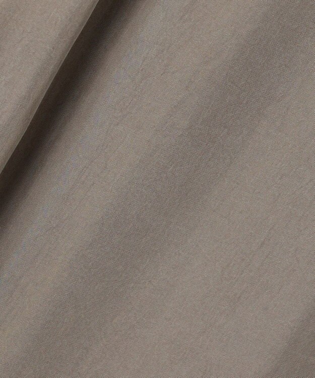 23区 S 【SLOW/一部店舗限定】キュプラフィブリルクロス サイドライン ワイドパンツ カーキ系