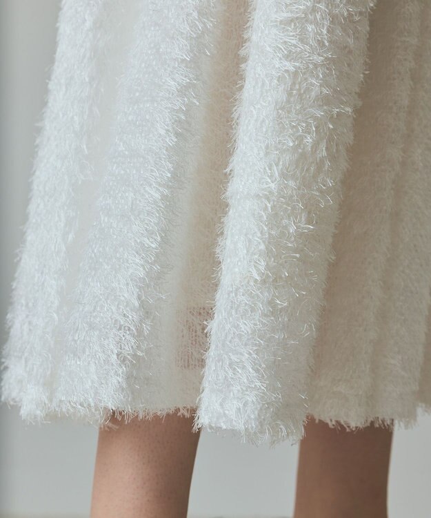 GRACE CONTINENTAL フェザージャガードコンビスカート キナリ