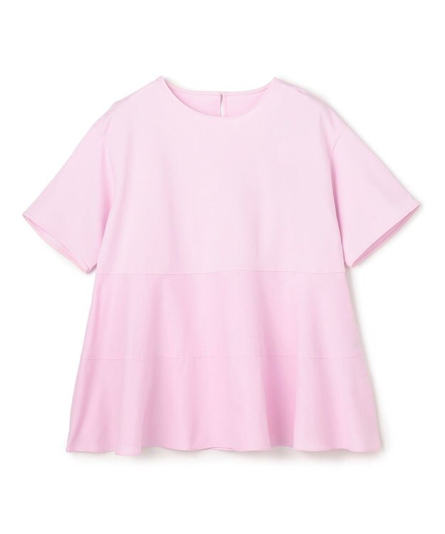 UNFILO 【VERY掲載】BEAUTY FORM-T コンビティアード Ｔシャツ ピンク