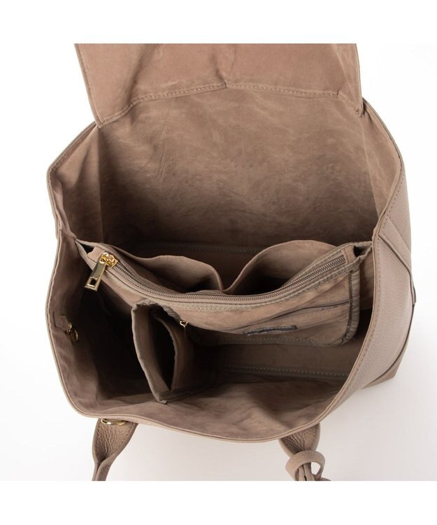 UNBILLION cachecache ショルダー付きパーテーション合成皮革トートL オーク