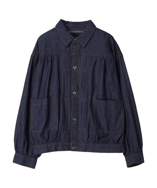 CRAFT STANDARD BOUTIQUE ライトデニムギャザーＧジャン Dark Indigo