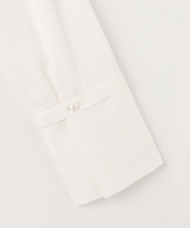 組曲 S コットンベア天竺 カフス袖ロングTシャツ アイボリー系