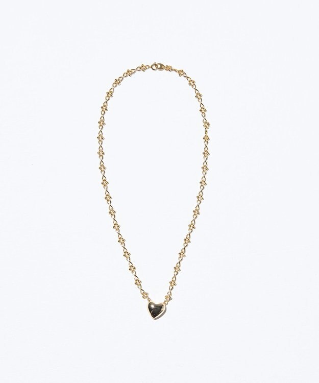 GRACE CONTINENTAL モチーフハートネックレス ゴールド