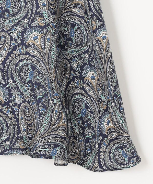 23区 【R(アール)】Ratti ペイズリープリント スカート ネイビー系5