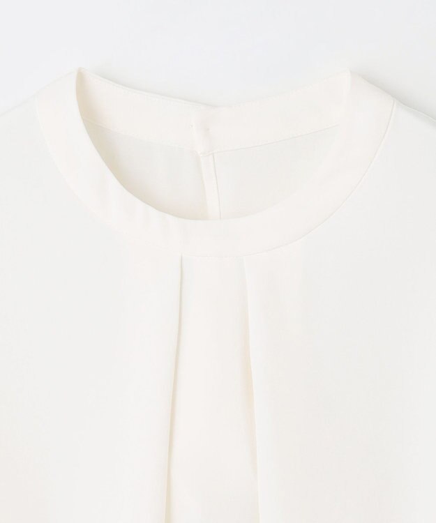 ANY L 【洗濯機可/2WAY】ボウタイブラウス オフ