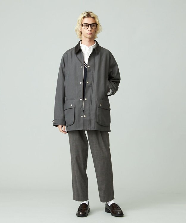 J.PRESS YORK STREET 【UNISEX】UNIVERSAL OVERALL×YORK STREET カバーオールジャケット グレー系