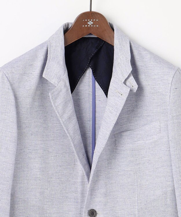 JOSEPH ABBOUD 【キングサイズ・JAPANファブリック/清涼/軽量】クールバスケット ブルゾン パープル系