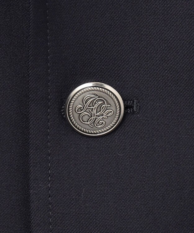 J.PRESS MEN 【定番】クリアサージ 3Bブレザー / 銀釦 / 総裏 / Authentic-Fit ネイビー系