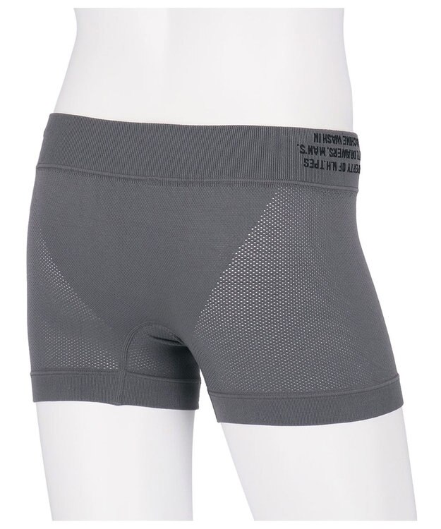 WACOAL MEN WACOAL MEN <N.HOOLYWOOD TPES>コラボ 【PANTS HOLIC】 ボクサーパンツ ワンサイズ(S-LL) 適度なフィット感 立体成型 前閉じ 下着 メンズ WT3624 /ワコールメン グレー