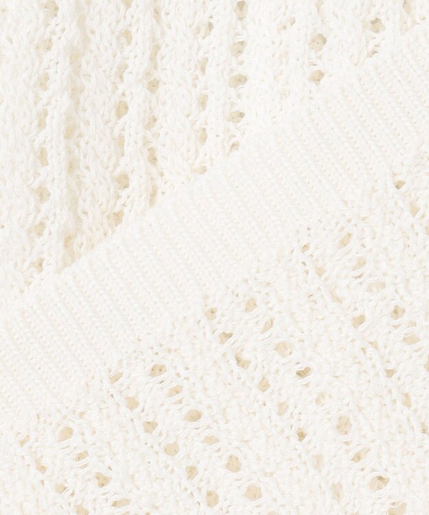 uncrave シースルーケーブルニット ノースリーブトップス オフ