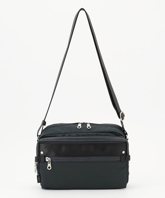 Y'SACCS テープデザイン　トラベルボックスショルダー ダークグレー