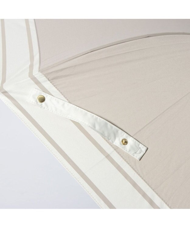 UNBILLION cache nez / 切り替えダブルラインショートパラソル ベージュ