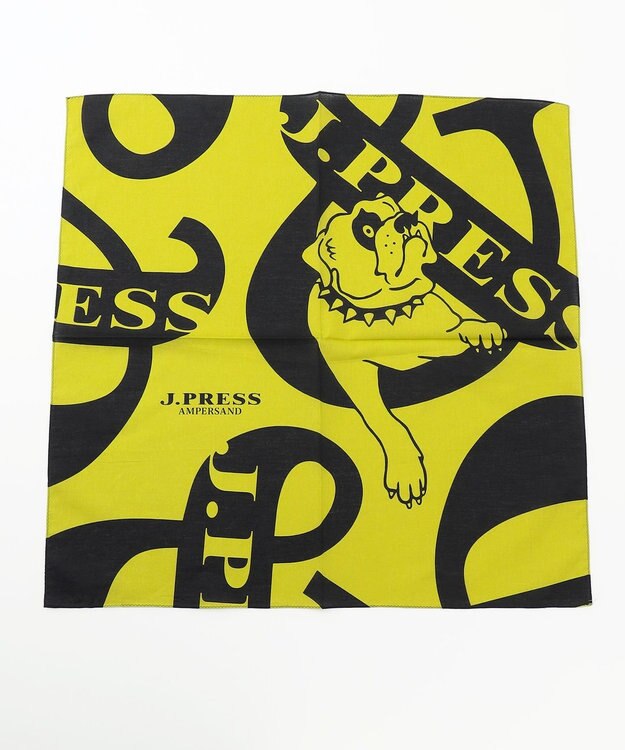 J.PRESS MEN 【WEB限定】アートハンカチ グリーン系