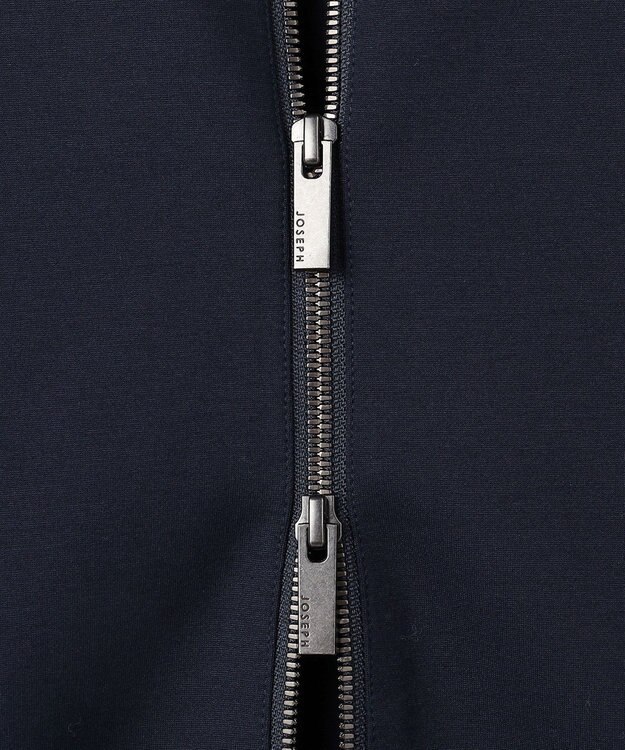 JOSEPH HOMME 【オリジナル素材】ライトタックジャージー ジップアップブルゾン ネイビー系