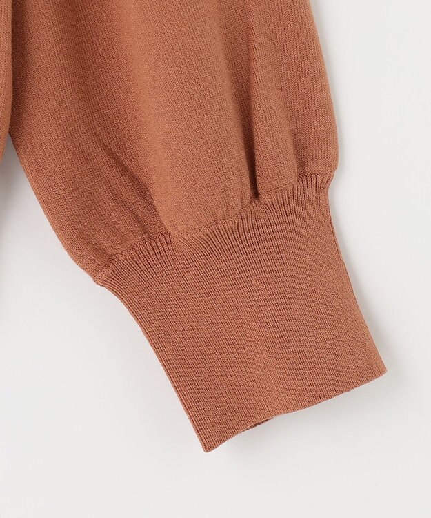 J.PRESS LADIES 【洗える】PRINCE Vネック ニット オレンジ系