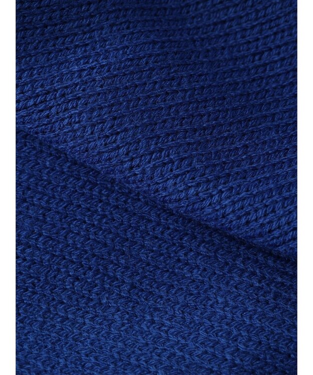 earth music&ecology ウォッシャブル脇スリットクルーネックプルオーバー Blue