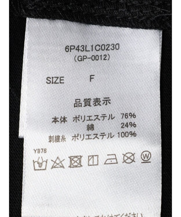 Green Parks ・ｓｗｉｎｇ　ｂｙ　ロゴ刺繍フレンチＴＥＥ Black