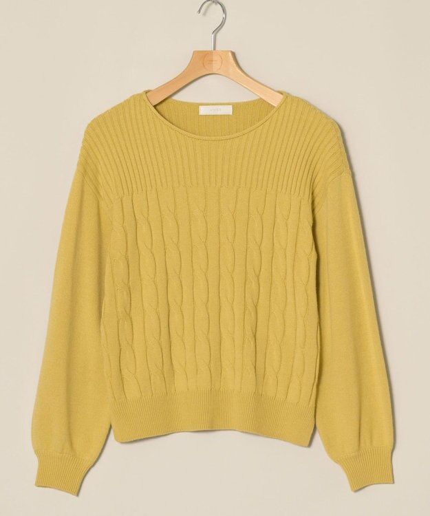 ONWARD Reuse Park 【any SiS】ニット秋冬 イエロー