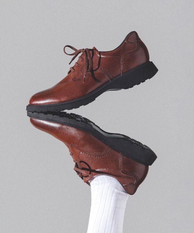 REGAL FOOT COMMUNITY 【レッドウッドリバー メンズ】RX10 プレーントウ ビジネスシューズ ブラウン