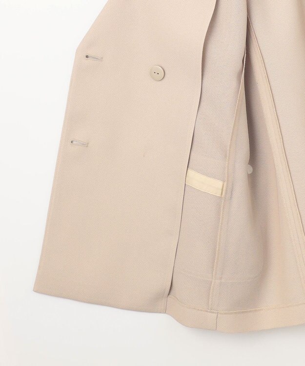 ANY SIS L 【吸水速乾・洗える】シアーメッシュ ジャケット ライトベージュ