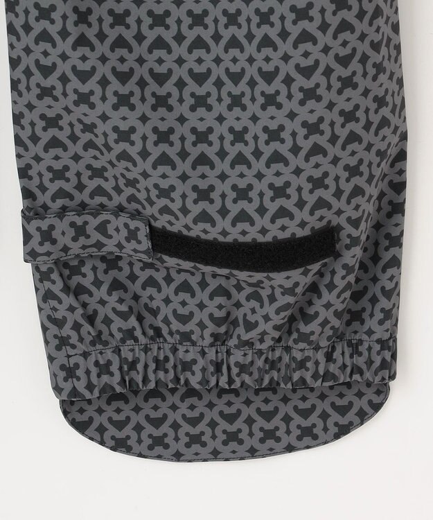 23区GOLF 【MEN】モノグラム レインパンツ  2WAYストレッチ 透湿防水 防風 撥水 ポケッタブル ブラック系5