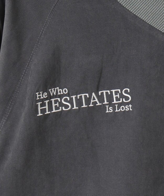 WEGO ミリタリーVネックラインプルオーバー ダークグレー